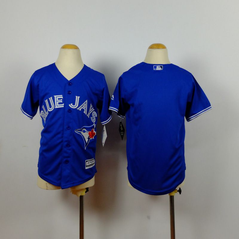 Youth Toronto Blue Jays Blank Blue MLB Jerseys->youth mlb jersey->Youth Jersey